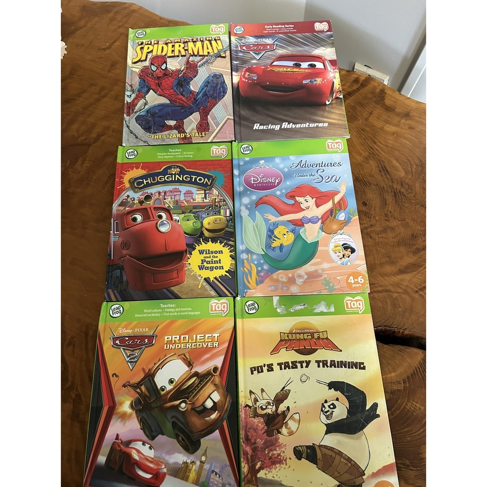 📚 LeapFrog Tag Reading Books – Set of 6 Interactive Storybooks